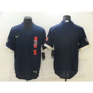 MLB Red Sox Blank Navy 2021 All-Star Flexbase Men Jersey MLB Red Sox Blank Navy 2021 All-Star Flexbase Men Jersey