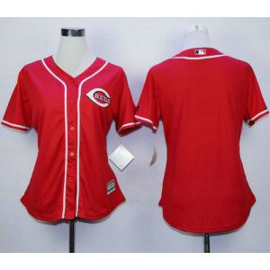 MLB Reds Blank Red Alternate Cool Base Women Jersey MLB Reds Blank Red Alternate Cool Base Women Jersey