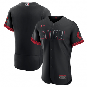 MLB Reds Black 2023 City Connect Nike Flexbase Men Jersey MLB Reds Black 2023 City Connect Nike Flexbase Men Jersey