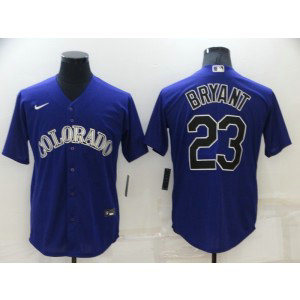 MLB Rockies 23 Kris Bryant Purple Nike FlexBase Men Jersey MLB Rockies 23 Kris Bryant Purple Nike FlexBase Men Jersey