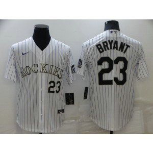 MLB Rockies 23 Kris Bryant White Nike FlexBase Men Jersey MLB Rockies 23 Kris Bryant White Nike FlexBase Men Jersey