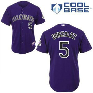 MLB Rockies 5 Carlos Gonzalez Purple Cool Base Men Jersey MLB Rockies 5 Carlos Gonzalez Purple Cool Base Men Jersey