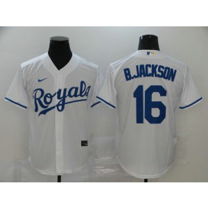 MLB Royals 16 Kelvin Gutierrez White 2020 Nike Cool Base Men Jersey