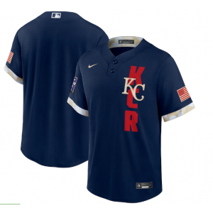 MLB Royals Blank Navy 2021 All-Star Cool Base Men Jersey MLB Royals Blank Navy 2021 All-Star Cool Base Men Jersey