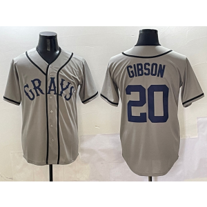MLB Tigers 20 Gibson Grey Nike Cool Base Men Jersey MLB Tigers 20 Gibson Grey Nike Cool Base Men Jersey