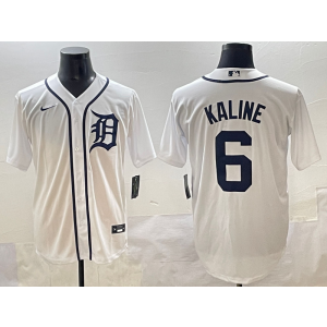 MLB Tigers 6 Al Kaline White Nike Cool Base Men Jersey MLB Tigers 6 Al Kaline White Nike Cool Base Men Jersey
