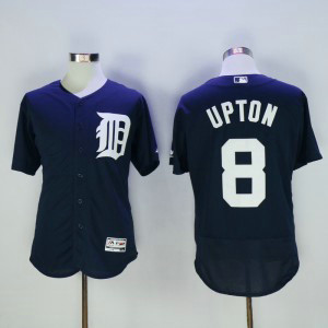 MLB Tigers 8 Justin Upton Navy Blue Flexbase Men Jersey MLB Tigers 8 Justin Upton Navy Blue Flexbase Men Jersey