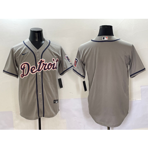 MLB Tigers Blank Grey Nike Cool Base Men Jersey MLB Tigers Blank Grey Nike Cool Base Men Jersey