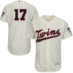 MLB Twins 17 Jose Berrios Cream(Black Strip) Flexbase Men Jersey MLB Twins 17 Jose Berrios Cream(Black Strip) Flexbase Men Jersey