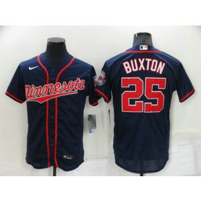 MLB Twins 25 Byron Buxton Navy Nike Cool Base Men Jersey MLB Twins 25 Byron Buxton Navy Nike Cool Base Men Jersey