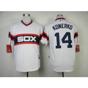 MLB White Sox 14 Paul Konerko White Alternate Home Cool Base Men Jersey MLB White Sox 14 Paul Konerko White Alternate Home Cool Base Men Jersey