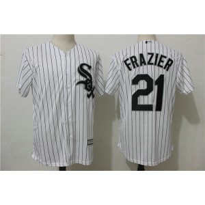 MLB White Sox 21 Todd Frazier White New Cool Base Men Jersey