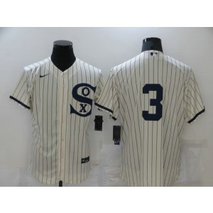 MLB White Sox 3 Harold Baines 2021 Cream Field Of Dreams Cool Base Men Jerseys MLB White Sox 3 Harold Baines 2021 Cream Field Of Dreams Cool Base Men Jerseys