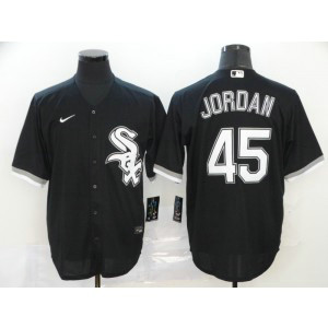 MLB White Sox 45 Michael Jordan Black 2020 Nike Cool Base Men Jersey MLB White Sox 45 Michael Jordan Black 2020 Nike Cool Base Men Jersey