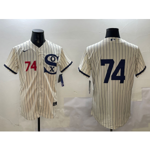 MLB White Sox 74 Eloy Jimenez White Nike Cool Base Men Jersey MLB White Sox 74 Eloy Jimenez White Nike Cool Base Men Jersey