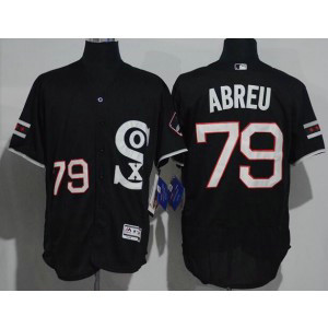 MLB White Sox 79 Jose Abreu Black Retro 2016 Flexbase Men Jersey MLB White Sox 79 Jose Abreu Black Retro 2016 Flexbase Men Jersey