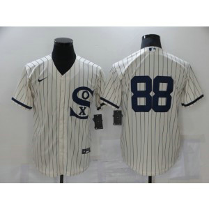 MLB White Sox 88 Luis Robert 2021 Cream Field Of Dreams Cool Base Men Jerseys