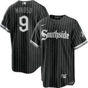 MLB White Sox 9 Minnie Minoso Black City Connect Nike Cool Base Men Jersey MLB White Sox 9 Minnie Minoso Black City Connect Nike Cool Base Men Jersey
