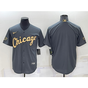 MLB White Sox Blank Charcoal 2022 All-Star Nike Cool Base Men Jersey MLB White Sox Blank Charcoal 2022 All-Star Nike Cool Base Men Jersey