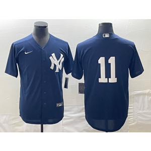 MLB Yankees 11 Anthony Volpe Navy Nike Cool Base Men Jersey MLB Yankees 11 Anthony Volpe Navy Nike Cool Base Men Jersey