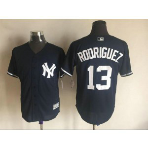 MLB Yankees 13 Alex Rodriguez Dark Blue New Cool Base Men Jersey MLB Yankees 13 Alex Rodriguez Dark Blue New Cool Base Men Jersey