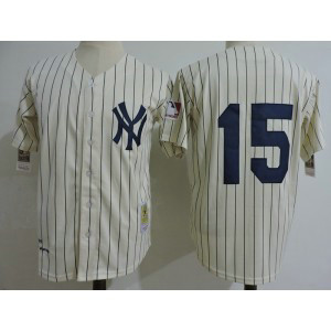 MLB Yankees 15 Thurman Munson Cream Cooperstown Collection Men Jersey MLB Yankees 15 Thurman Munson Cream Cooperstown Collection Men Jersey