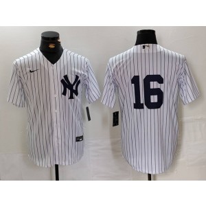MLB Yankees 16 White Nike Cool Base Men Jersey MLB Yankees 16 White Nike Cool Base Men Jersey