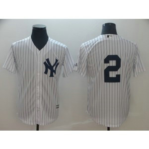 MLB Yankees 2 Derek Jeter Home White Cool Base Men Jersey MLB Yankees 2 Derek Jeter Home White Cool Base Men Jersey