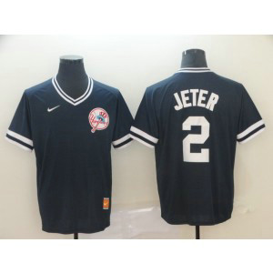 MLB Yankees 2 Derek Jeter Navy Nike Cooperstown Collection Legend V-Neck Men Jersey MLB Yankees 2 Derek Jeter Navy Nike Cooperstown Collection Legend V-Neck Men Jersey