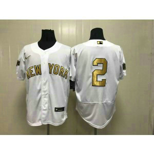 MLB Yankees 2 Derek Jeter White 2022 All-Star Flexbase Men Jersey MLB Yankees 2 Derek Jeter White 2022 All-Star Flexbase Men Jersey