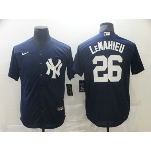 MLB Yankees 26 DJ LeMahieu Blue 2020 Nike Cool Base Men Jersey MLB Yankees 26 DJ LeMahieu Blue 2020 Nike Cool Base Men Jersey