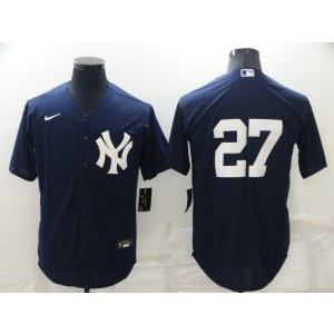 MLB Yankees 27 Giancarlo Stanton Navy Nike Cool Base Men Jersey MLB Yankees 27 Giancarlo Stanton Navy Nike Cool Base Men Jersey
