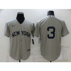 MLB Yankees 3 Babe Ruth 2021 Grey Field Of Dreams Cool Base Men Jersey MLB Yankees 3 Babe Ruth 2021 Grey Field Of Dreams Cool Base Men Jersey