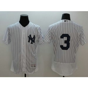 MLB Yankees 3 Babe Ruth White Strip 2016 New Flexbase Men Jersey MLB Yankees 3 Babe Ruth White Strip 2016 New Flexbase Men Jersey