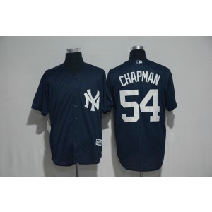 MLB Yankees 54 Aroldis Chapman Navy Cool Base Men Jersey MLB Yankees 54 Aroldis Chapman Navy Cool Base Men Jersey