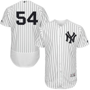 MLB Yankees 54 Aroldis Chapman White Flexbase Men Jersey MLB Yankees 54 Aroldis Chapman White Flexbase Men Jersey