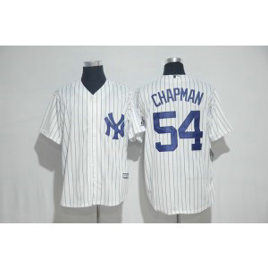 MLB Yankees 54 Aroldis Chapman White New Cool Base Men Jersey MLB Yankees 54 Aroldis Chapman White New Cool Base Men Jersey