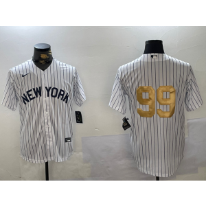 MLB Yankees 99 Aaron Judge White Gold Nike Cool Base Men Jersey MLB Yankees 99 Aaron Judge White Gold Nike Cool Base Men Jersey