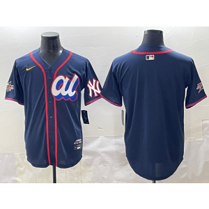 MLB Yankees Blank Navy American League 2025 All Star Nike Cool Base Men Jersey MLB Yankees Blank Navy American League 2025 All Star Nike Cool Base Men Jersey