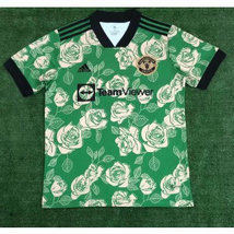 Manchester United 2022-23 Training Green Soccer Men Jersey Manchester United 2022-23 Training Green Soccer Men Jersey