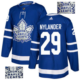 Maple Leafs 29 William Nylander Blue Glittery Edition Adidas Jersey Maple Leafs 29 William Nylander Blue Glittery Edition Adidas Jersey