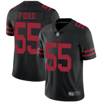 Men's 49ers #55 Dee Ford Black Alternate Stitched Football Vapor Untouchable Limited Jersey Men's 49ers #55 Dee Ford Black Alternate Stitched Football Vapor Untouchable Limited Jersey