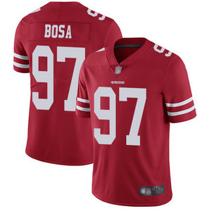 Men's 49ers #97 Nick Bosa Red Team Color Stitched Football Vapor Untouchable Limited Jersey Men's 49ers #97 Nick Bosa Red Team Color Stitched Football Vapor Untouchable Limited Jersey