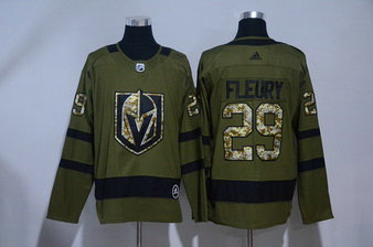 Men's Adidas Vegas Golden Knights 29 Marc-Andre Fleury Olive Green NHL Jersey Men's Adidas Vegas Golden Knights 29 Marc-Andre Fleury Olive Green NHL Jersey