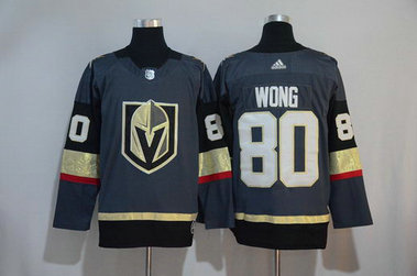 Men's Adidas Vegas Golden Knights 80 Tyler Wong Gray NHL Jersey Men's Adidas Vegas Golden Knights 80 Tyler Wong Gray NHL Jersey