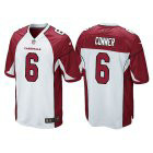 Men's Arizona Cardinals #6 James Conner Game White Nike Jersey Men's Arizona Cardinals #6 James Conner Game White Nike Jersey