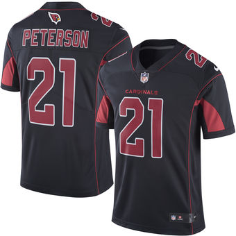 Men's Arizona Cardinals Patrick Peterson Nike Black Color Rush Limited Jersey