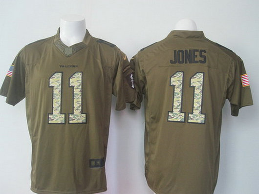 Men's Atlanta Falcons #11 Julio Jones Green Salute to Service 2015 NFL Nike Limited Jersey Men's Atlanta Falcons #11 Julio Jones Green Salute to Service 2015 NFL Nike Limited Jersey