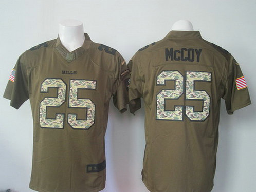 Men's Buffalo Bills #25 LeSean McCoy Green Salute to Service 2015 NFL Nike Limited Jersey Men's Buffalo Bills #25 LeSean McCoy Green Salute to Service 2015 NFL Nike Limited Jersey