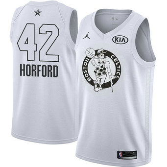 Men's Celtics #42 Al Horford White NBA Jordan Swingman 2018 All-Star Game Jersey Men's Celtics #42 Al Horford White NBA Jordan Swingman 2018 All-Star Game Jersey